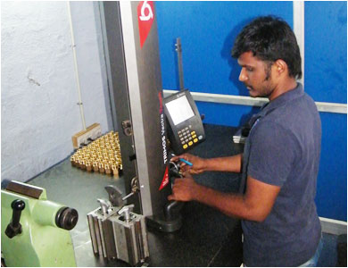 Testing the quality of finished products | Sky Industrial Components, India